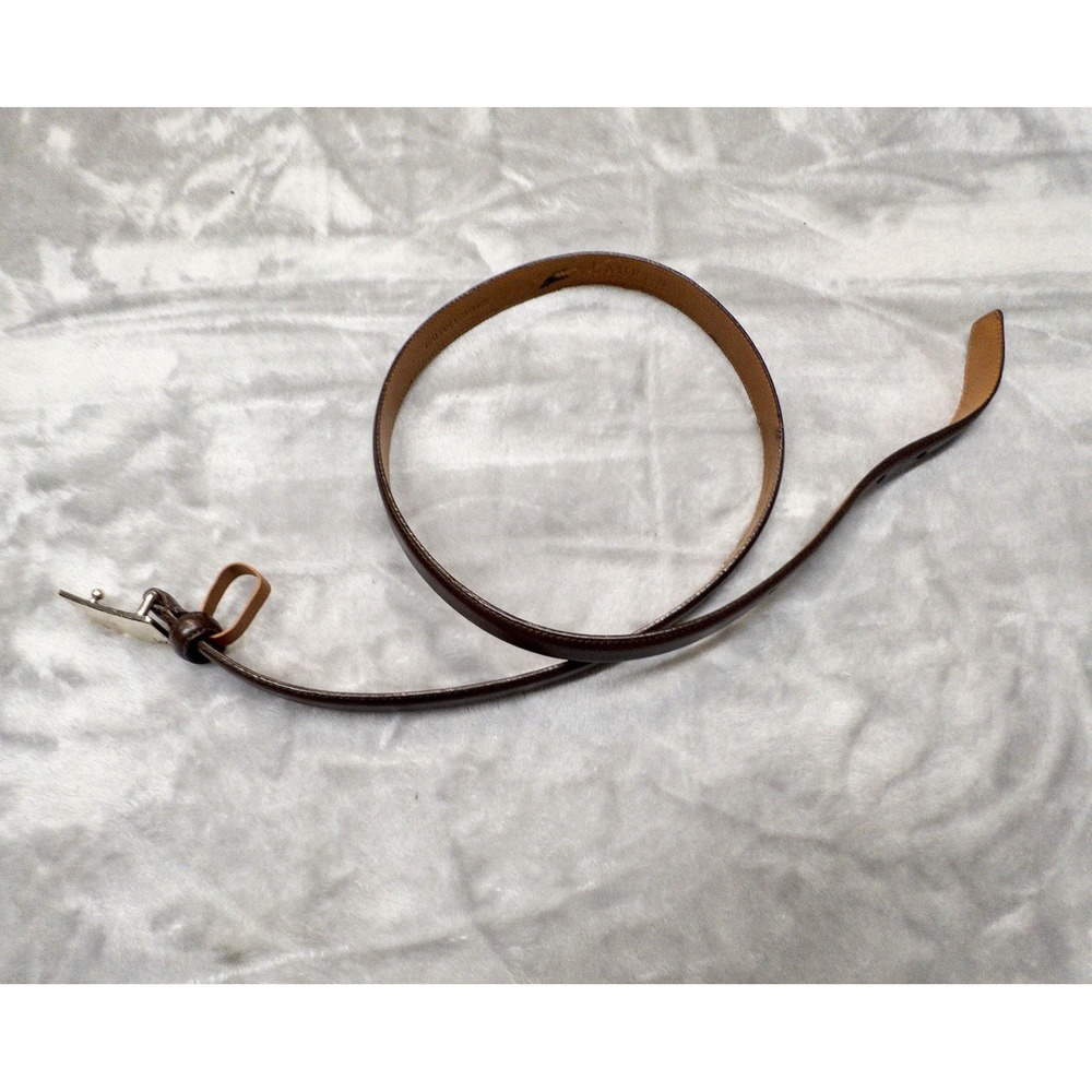 Ralph Lauren Brown Leather Dress Belt Mens Large